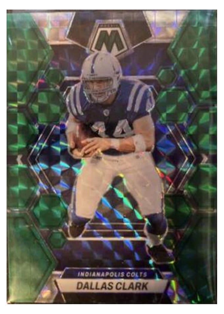 2023 Panini Mosaic Base Set Dallas Clark Green #99 card