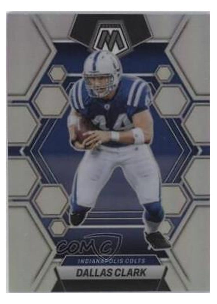 2023 Panini Mosaic Base Set Dallas Clark Silver #99 card