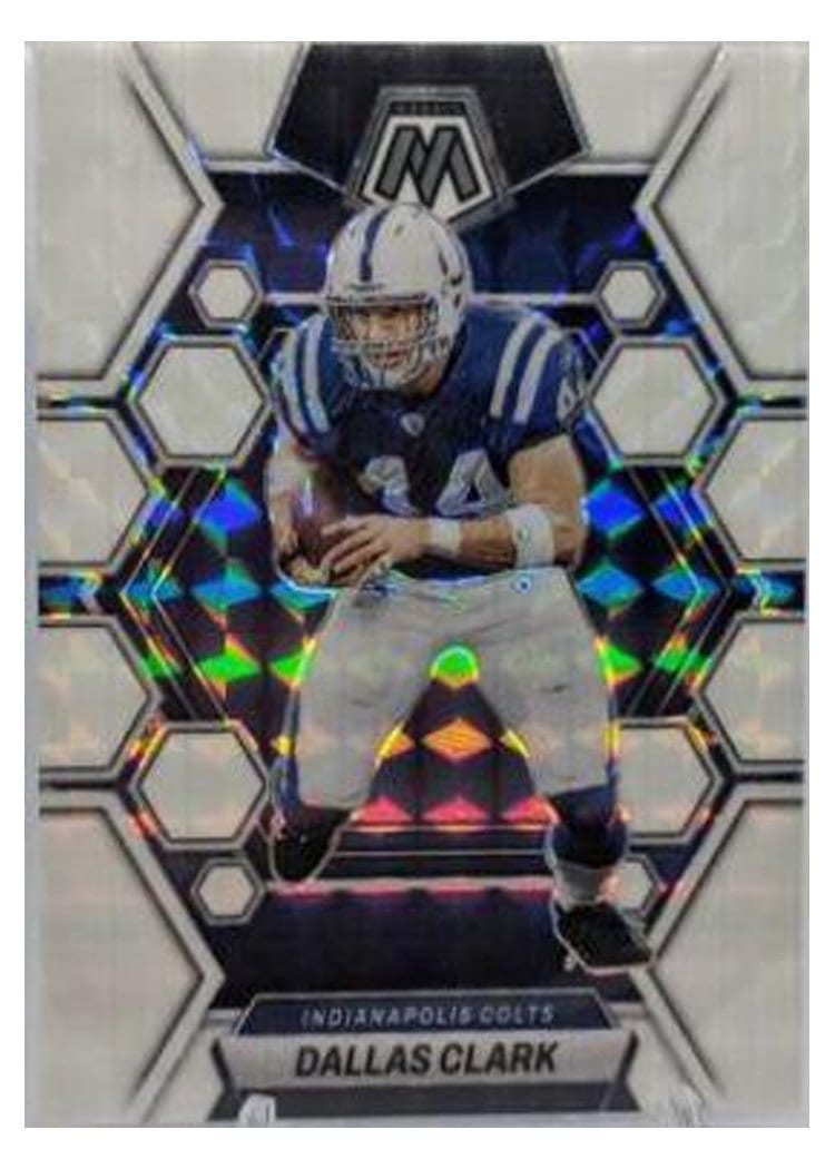 2023 Panini Mosaic Base Set Dallas Clark White #99 card