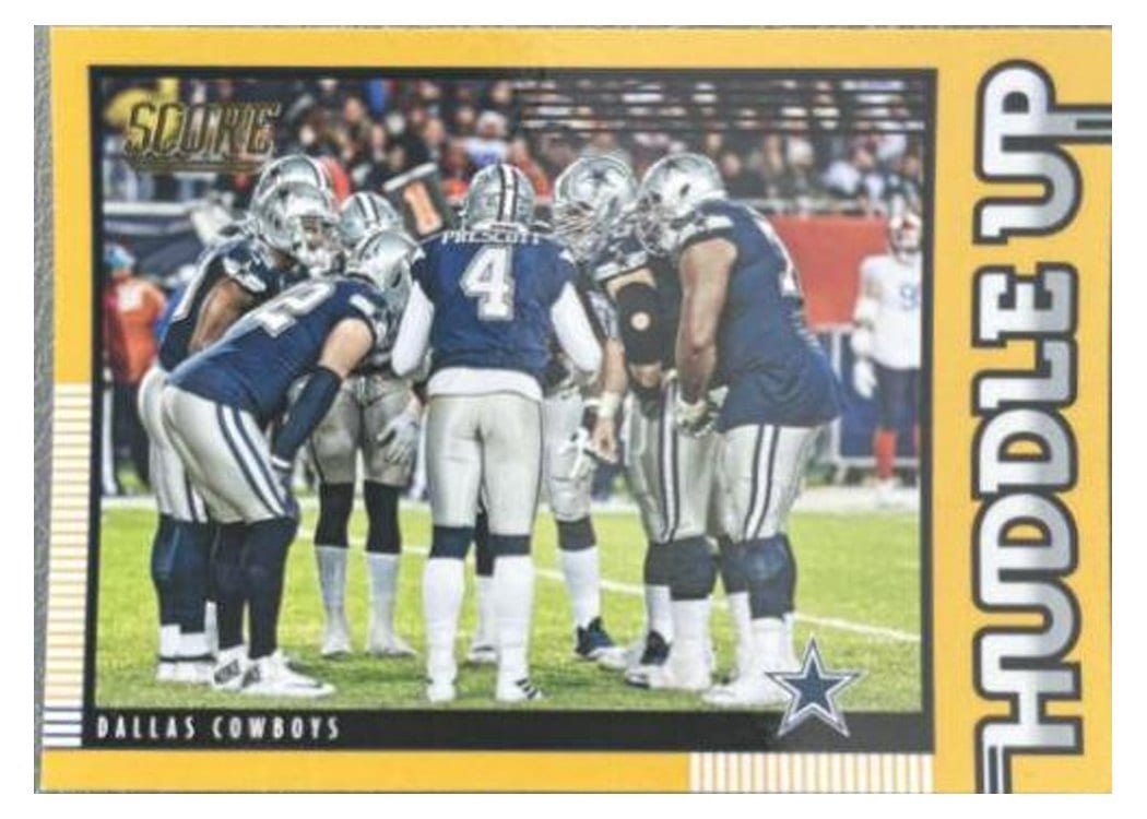 2020 Score Huddle Up Dallas Cowboys #HDL-DAL card