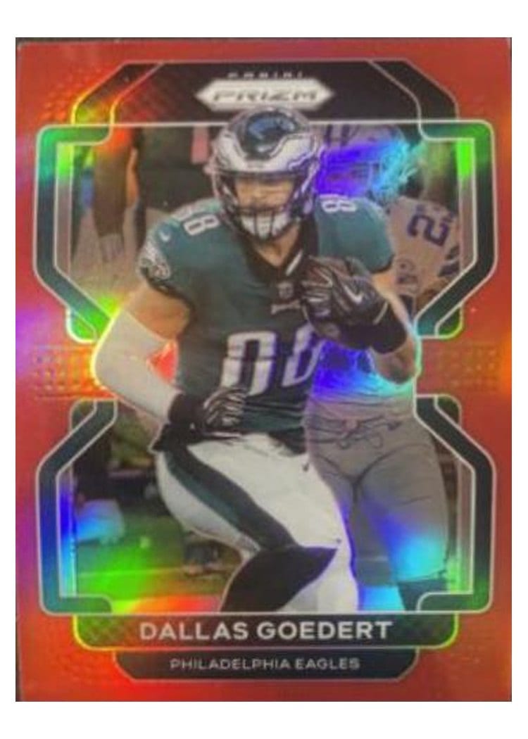 2021 Panini Prizm Base Set Dallas Goedert #220 card