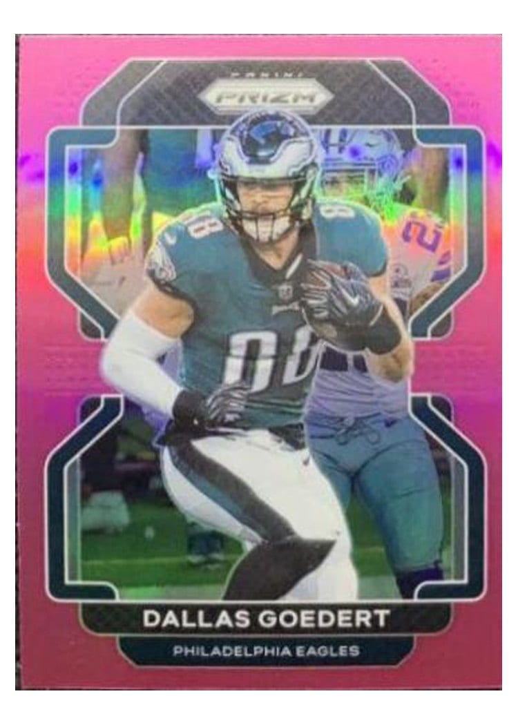 2021 Panini Prizm Base Set Dallas Goedert #220 card