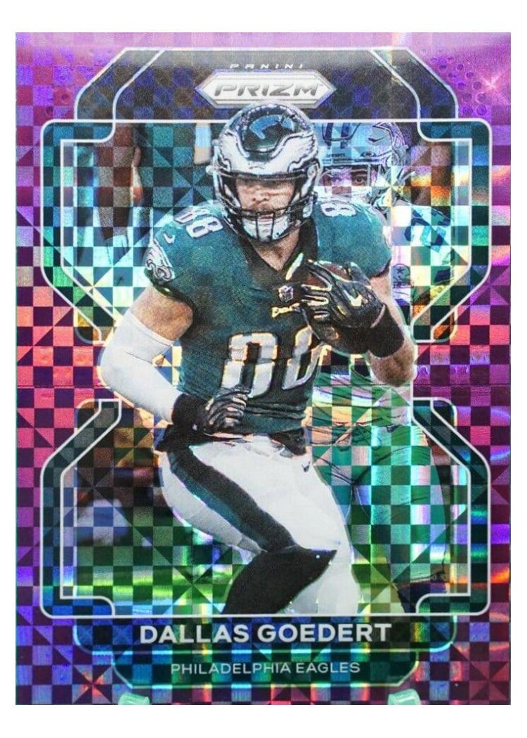 2021 Panini Prizm Base Set Dallas Goedert #220 card