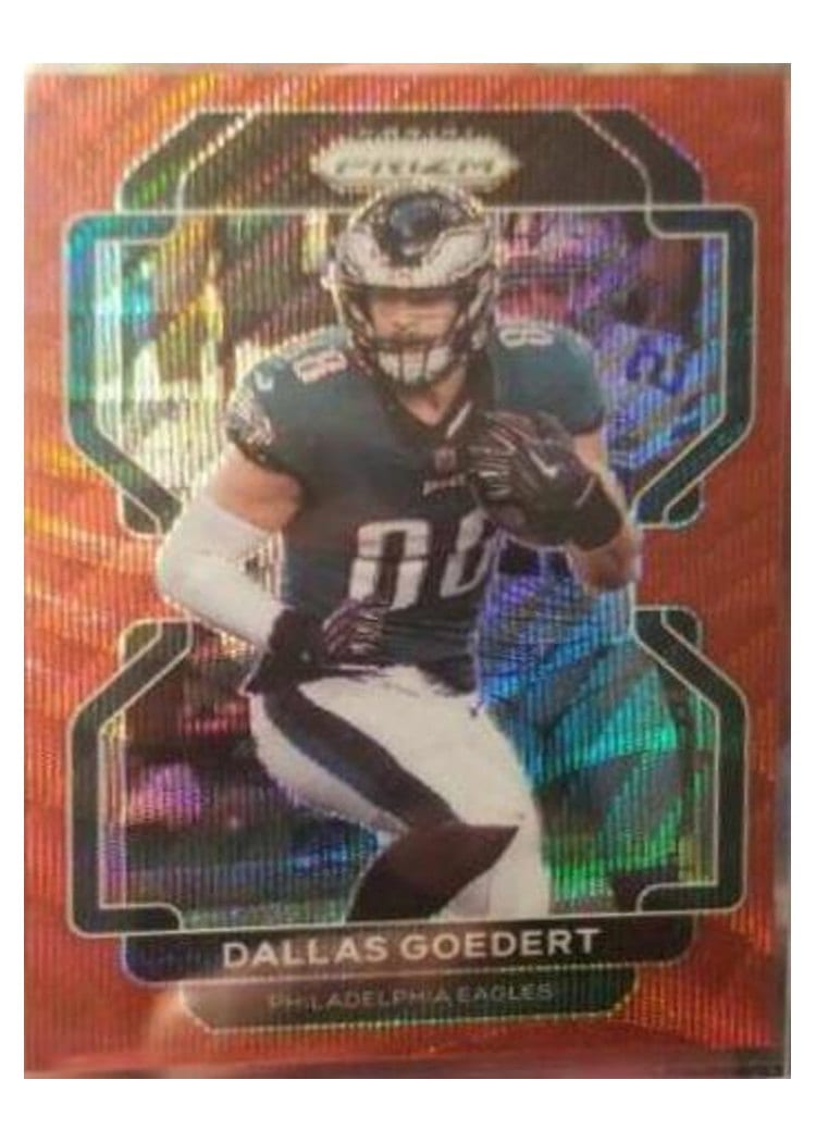 2021 Panini Prizm Base Set Dallas Goedert #220 card
