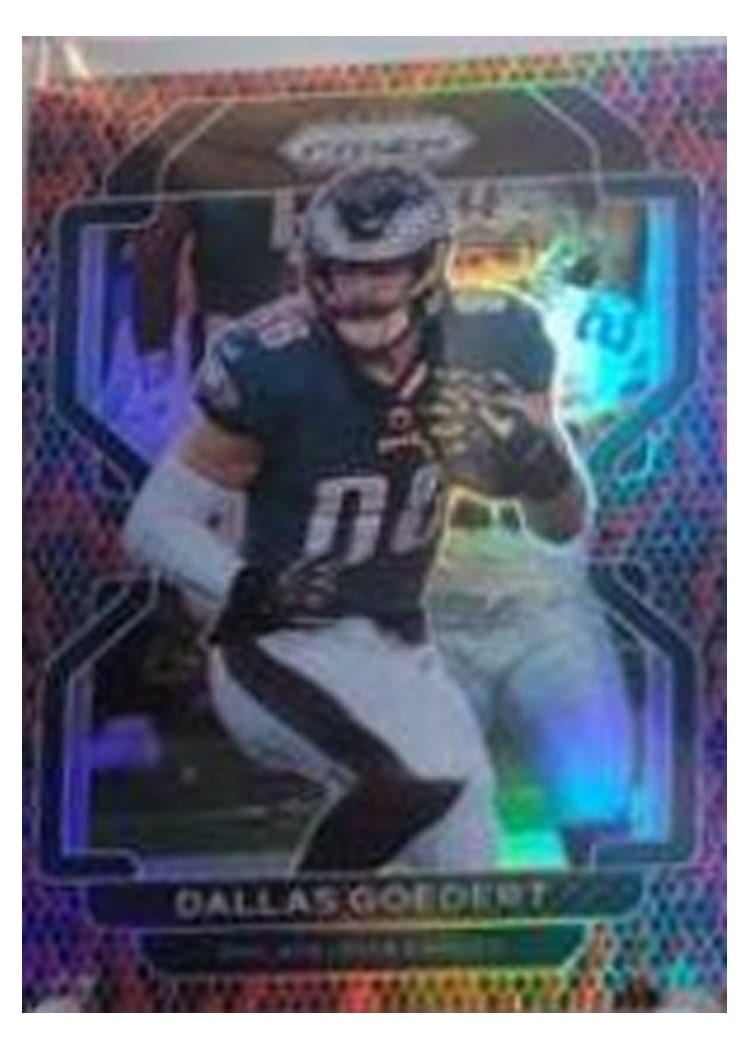 2021 Panini Prizm Base Set Dallas Goedert #220 card