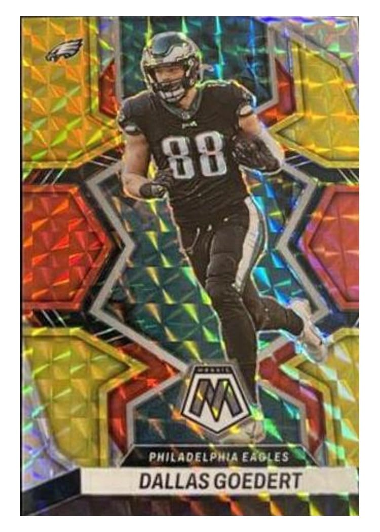 2022 Panini Mosaic Base Set Dallas Goedert #159 card
