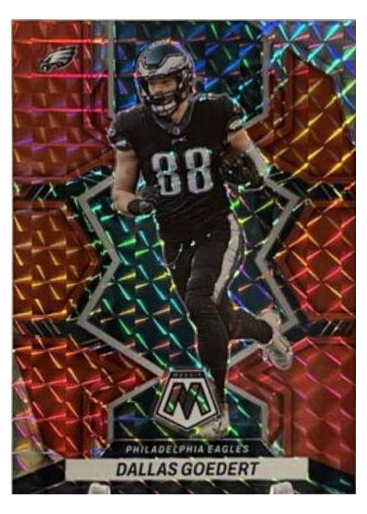 2022 Panini Mosaic Base Set Dallas Goedert #159 card