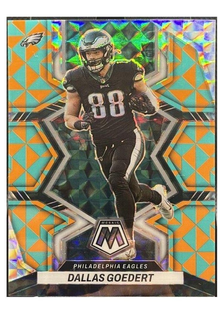 2022 Panini Mosaic Base Set Dallas Goedert #159 card