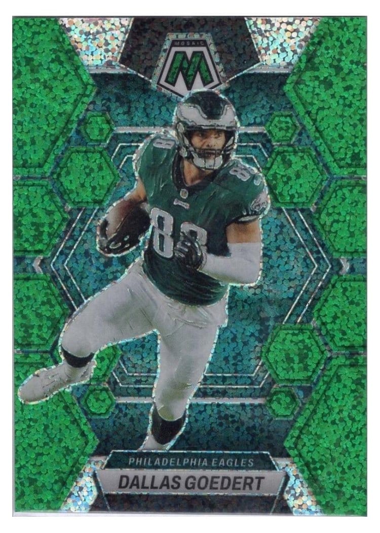 2023 Panini Mosaic Base Set Dallas Goedert #195 card