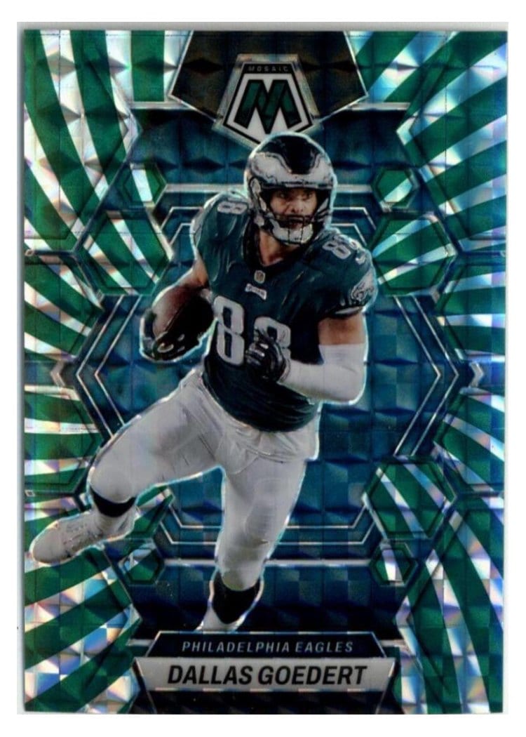 2023 Panini Mosaic Base Set Dallas Goedert #195 card