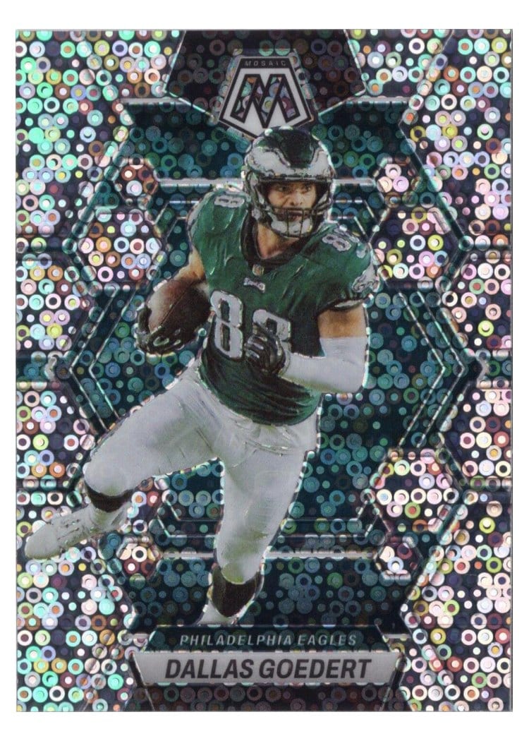 2023 Panini Mosaic Base Set Dallas Goedert #195 card