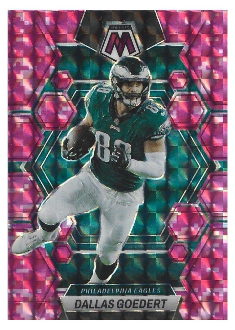 2023 Panini Mosaic Base Set Dallas Goedert #195 card