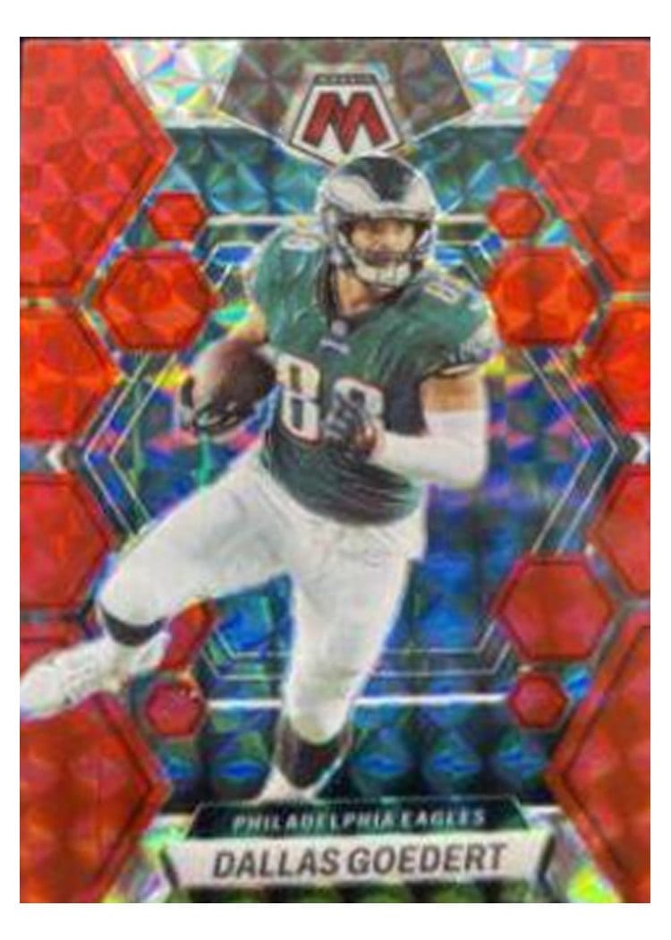 2023 Panini Mosaic Base Set Dallas Goedert #195 card