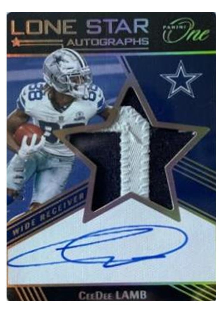 2023 Panini One Lone Star Autographs Dallas Goedert #98 card