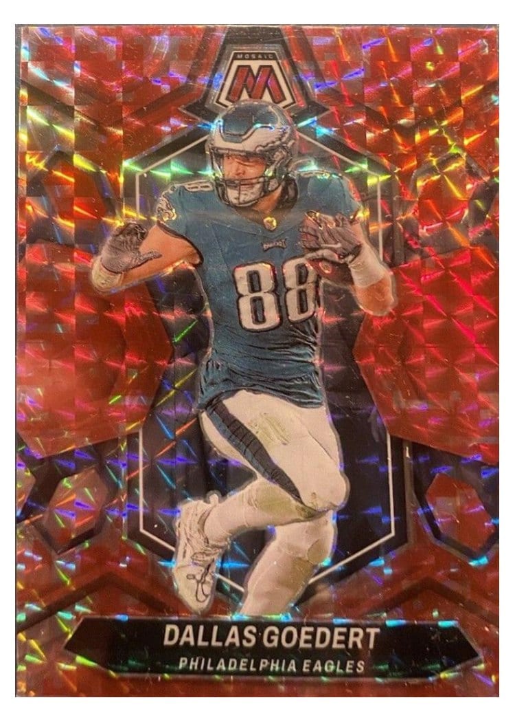2024 Panini Mosaic Base Set Dallas Goedert #180 card