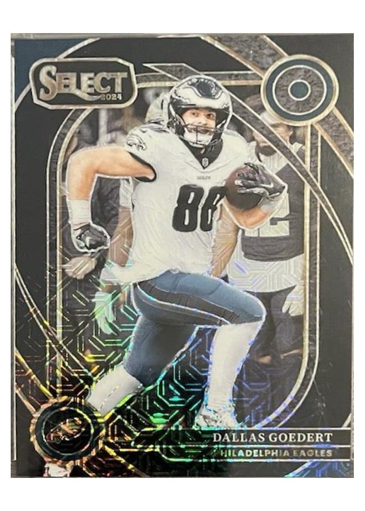 2024 Panini Select Base Set Dallas Goedert Black Mojo #241 card