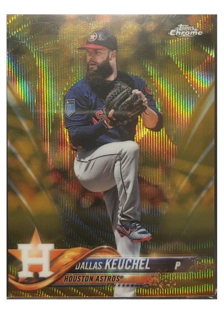 2018 Topps Chrome Base Set Dallas Keuchel #166 card
