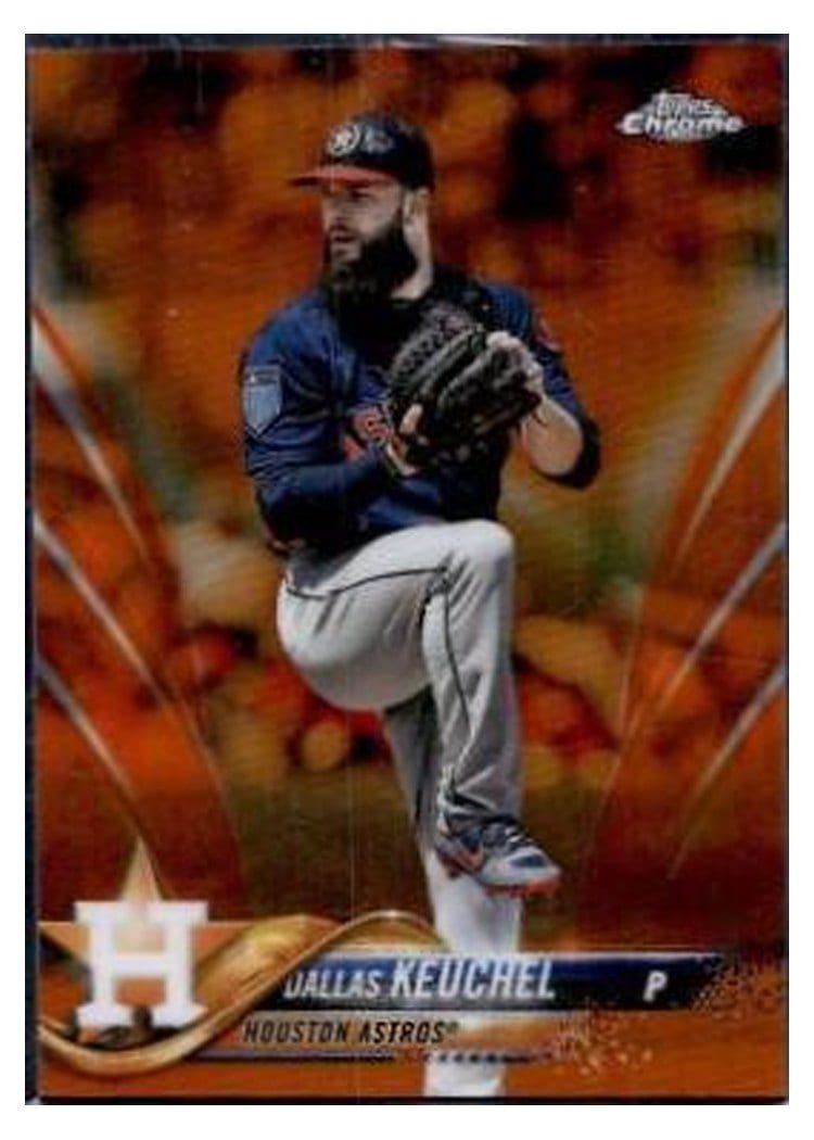 2018 Topps Chrome Base Set Dallas Keuchel #166 card