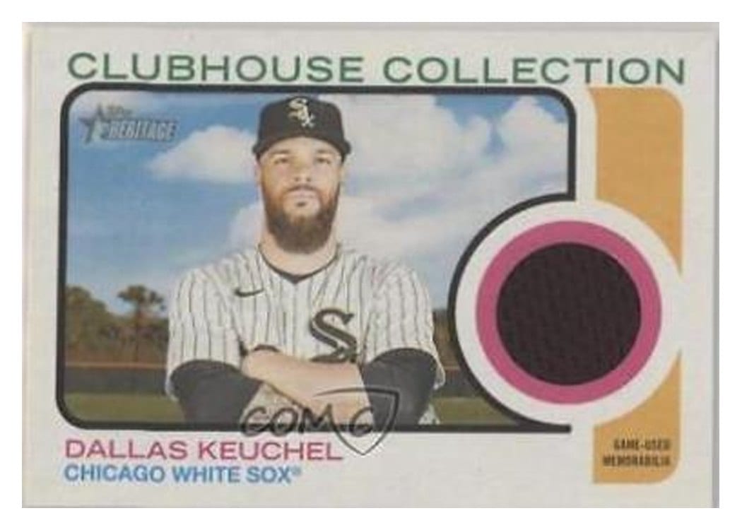 2022 Topps Heritage Clubhouse Collection Relics Dallas Keuchel #CC-DK card