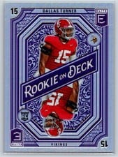 2024 Donruss Elite Rookie on Deck Dallas Turner #15 card