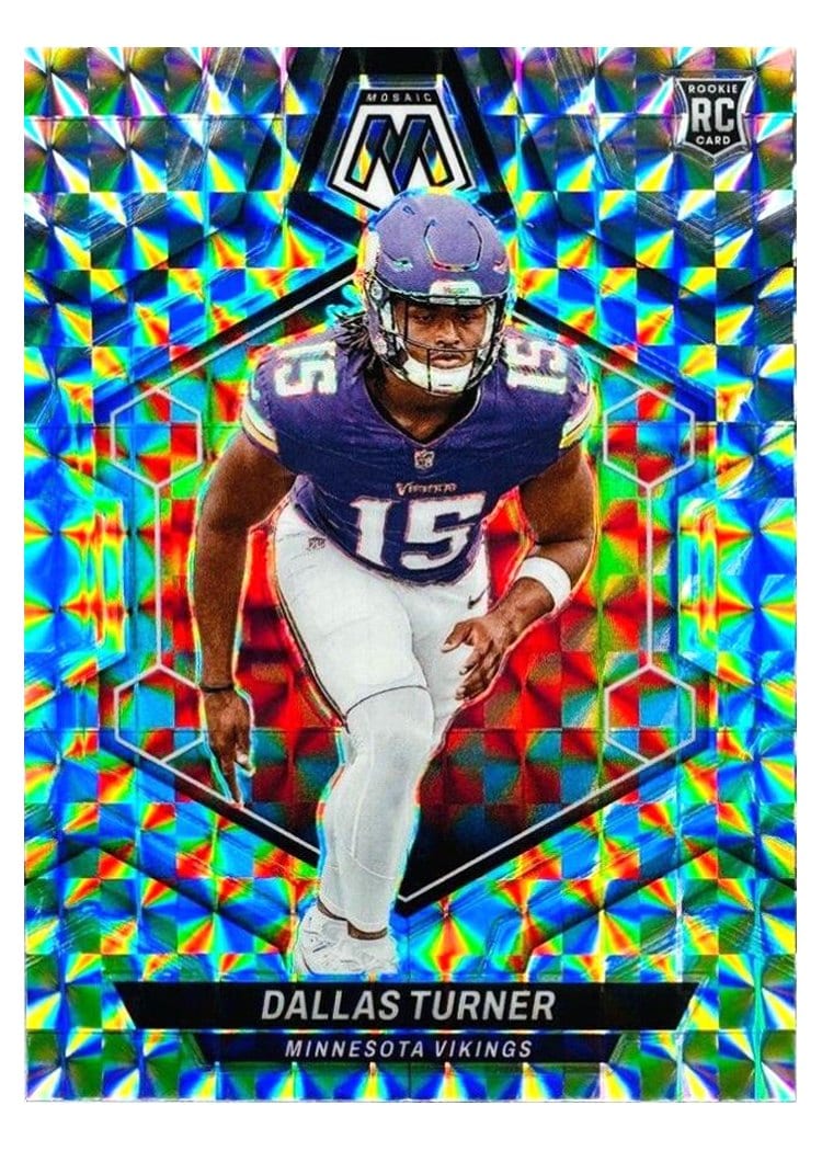2024 Panini Mosaic Base Set Dallas Turner #317 card