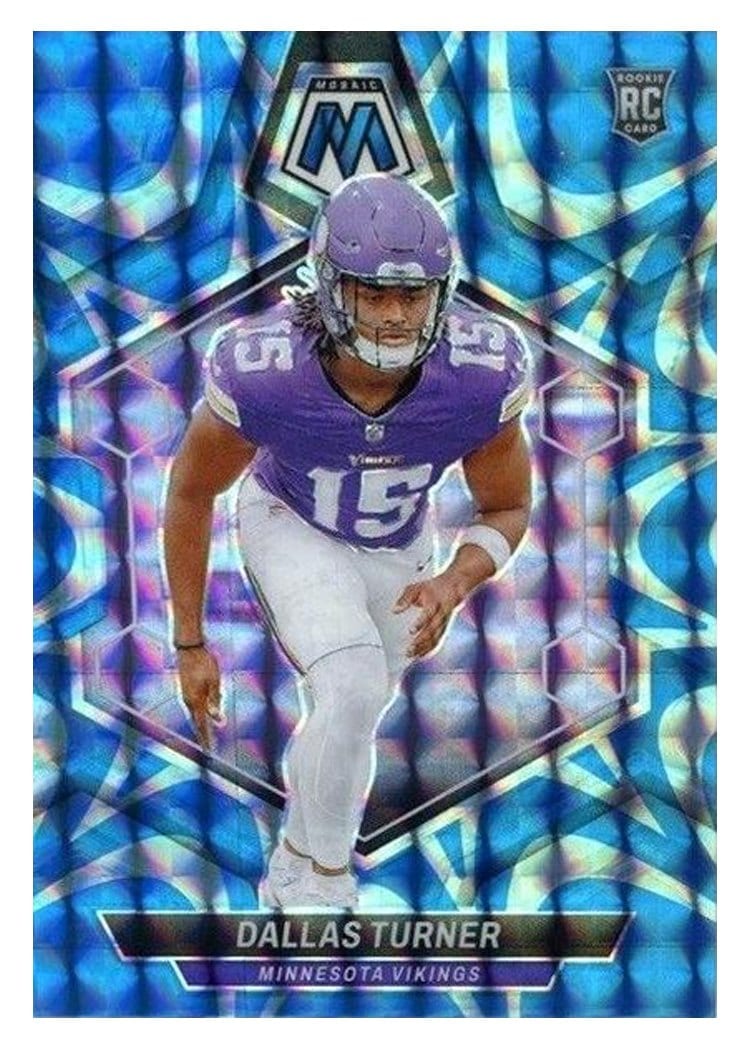 2024 Panini Mosaic Base Set Dallas Turner #317 card