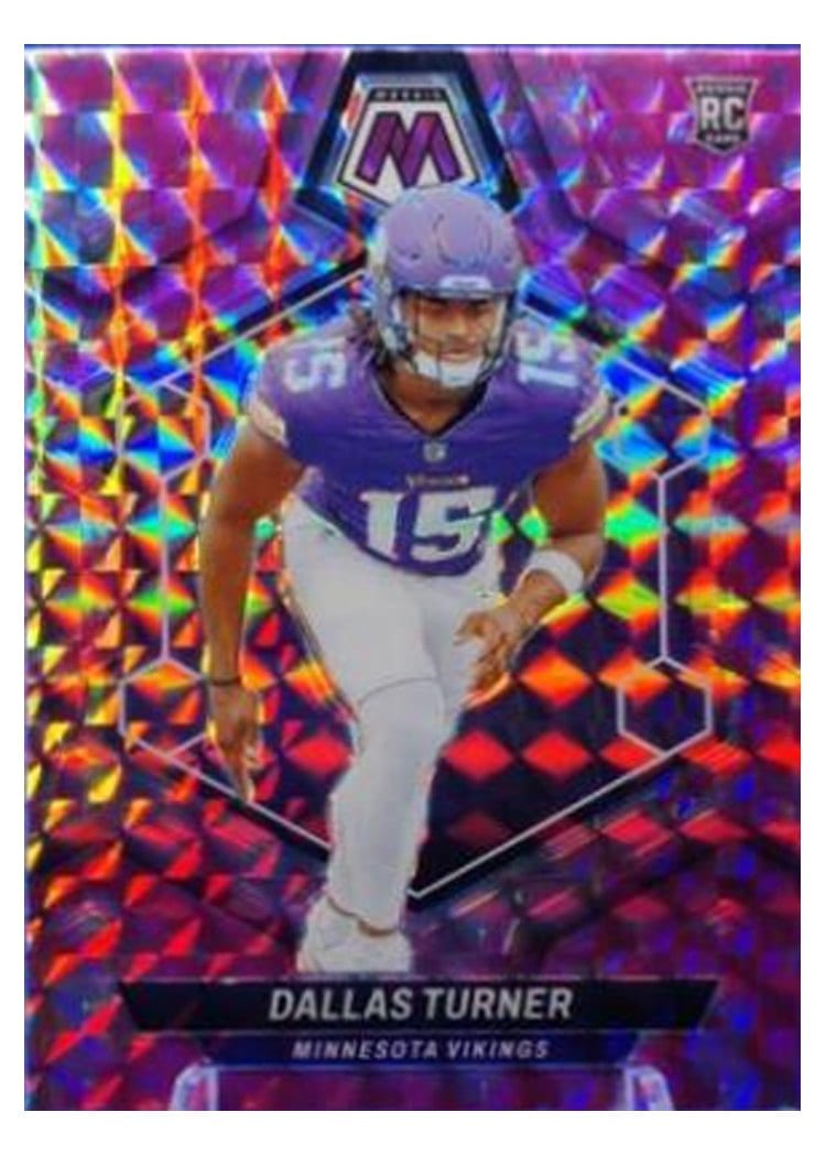 2024 Panini Mosaic Base Set Dallas Turner #317 card