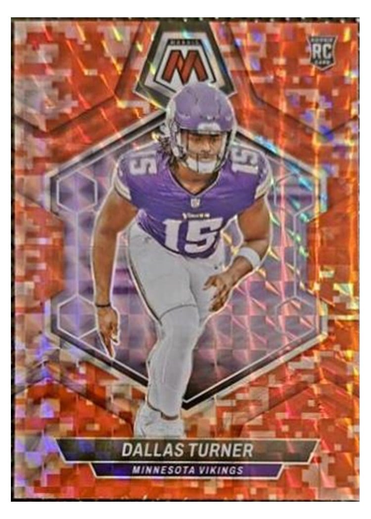 2024 Panini Mosaic Base Set Dallas Turner #317 card