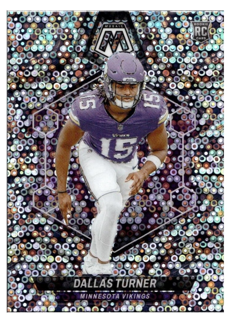2024 Panini Mosaic Base Set Dallas Turner #317 card