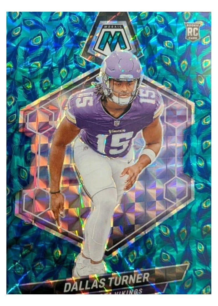 2024 Panini Mosaic Base Set Dallas Turner #317 card