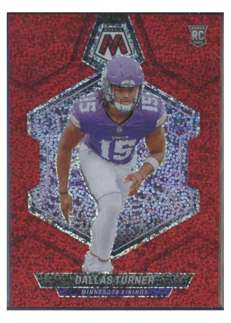 2024 Panini Mosaic Base Set Dallas Turner #317 card
