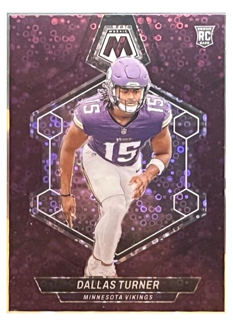 2024 Panini Mosaic Base Set Dallas Turner #317 card