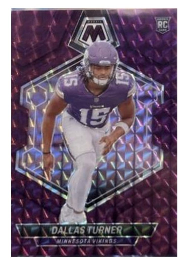 2024 Panini Mosaic Base Set Dallas Turner #317 card