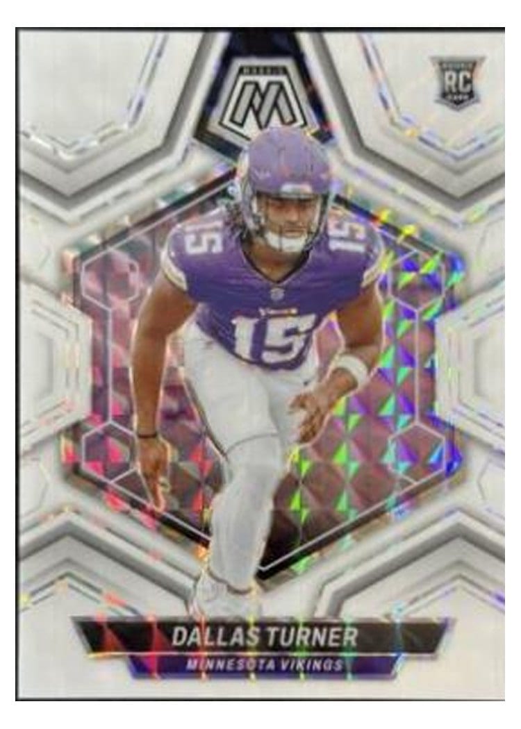 2024 Panini Mosaic Base Set Dallas Turner #317 card