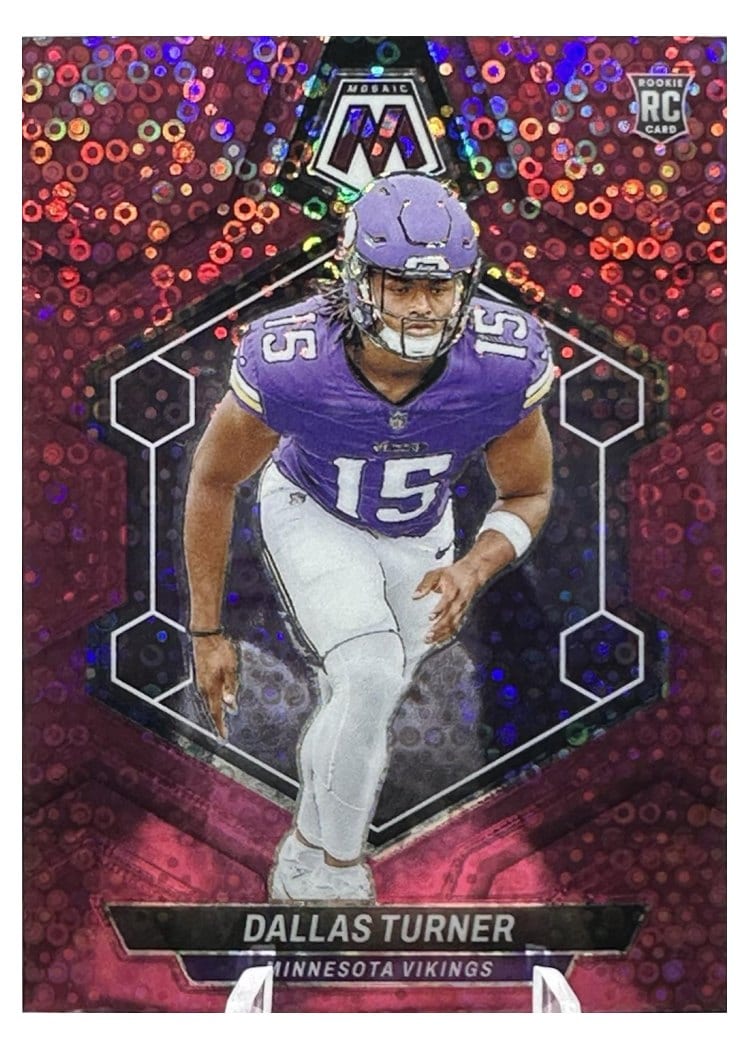2024 Panini Mosaic Base Set Dallas Turner #317 card