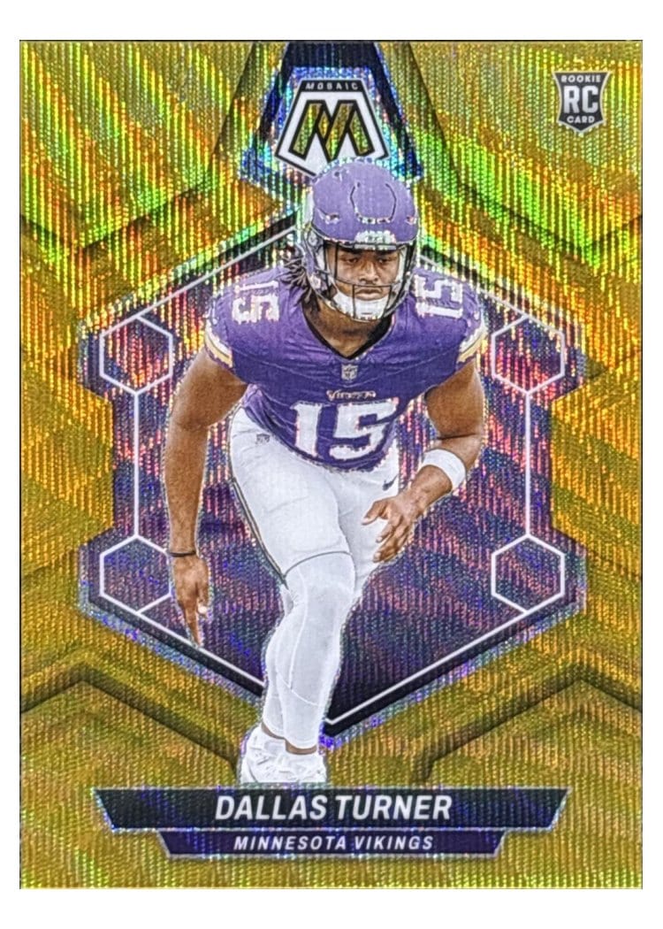 2024 Panini Mosaic Base Set Dallas Turner #317 card