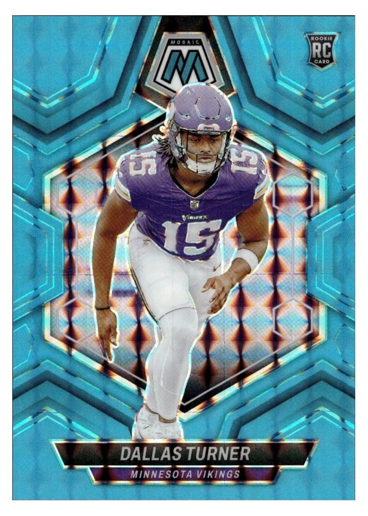 2024 Panini Mosaic Base Set Dallas Turner #317 card