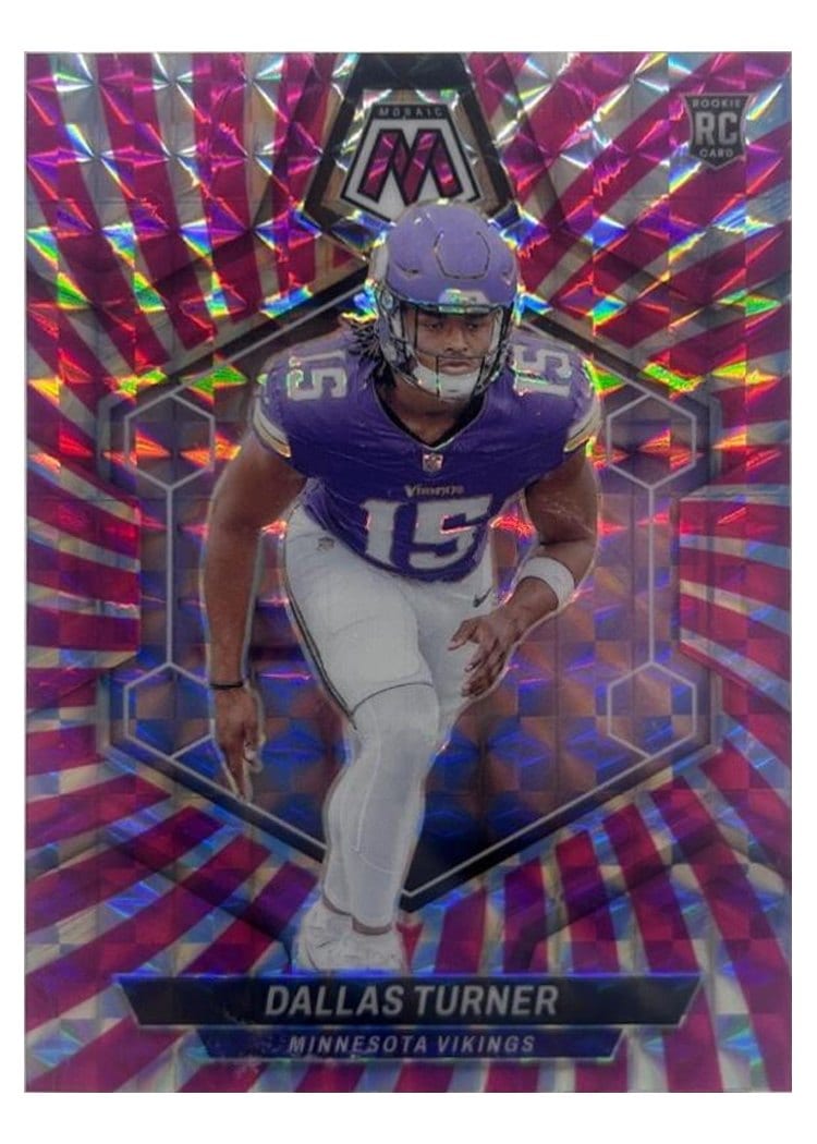 2024 Panini Mosaic Base Set Dallas Turner #317 card
