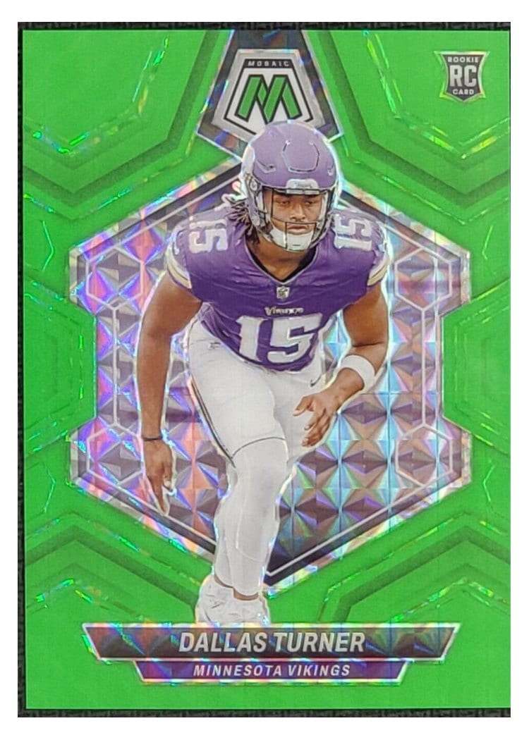2024 Panini Mosaic Base Set Dallas Turner #317 card