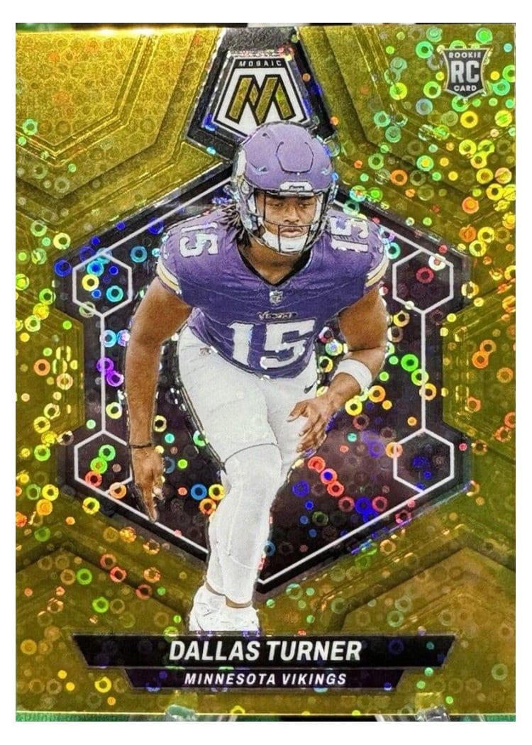 2024 Panini Mosaic Base Set Dallas Turner #317 card