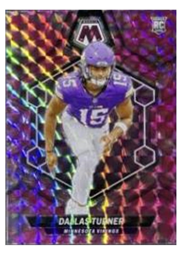 2024 Panini Mosaic Base Set Dallas Turner #317 card