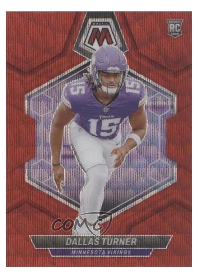 2024 Panini Mosaic Base Set Dallas Turner #317 card