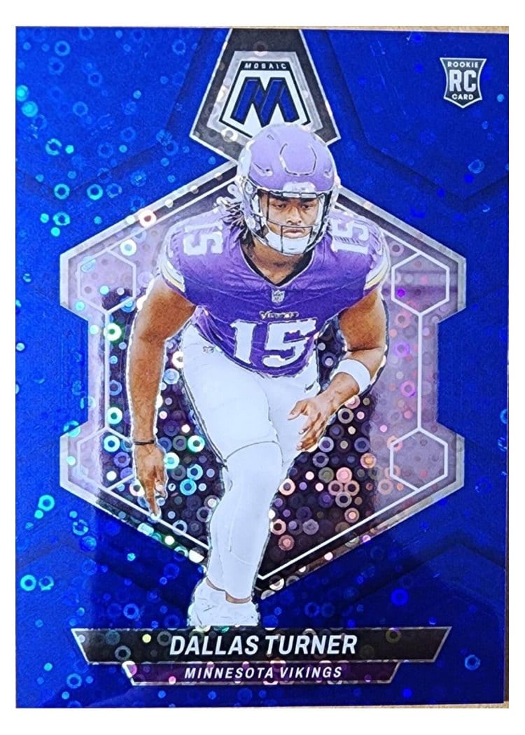 2024 Panini Mosaic Base Set Dallas Turner #317 card