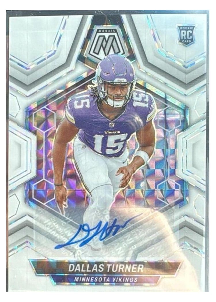 2024 Panini Mosaic Base Set Dallas Turner #317 card