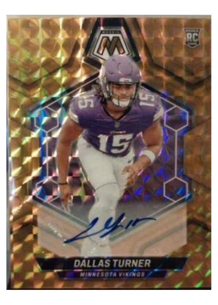 2024 Panini Mosaic Base Set Dallas Turner #317 card