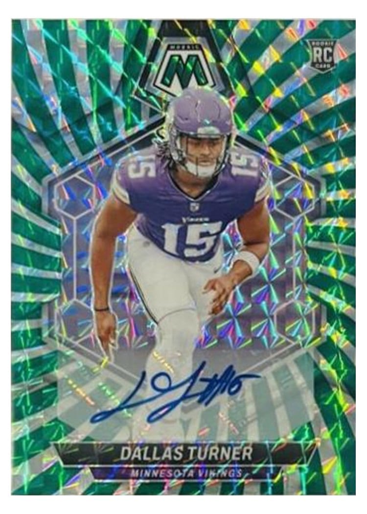 2024 Panini Mosaic Base Set Dallas Turner #317 card