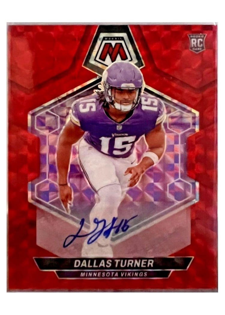 2024 Panini Mosaic Base Set Dallas Turner #317 card