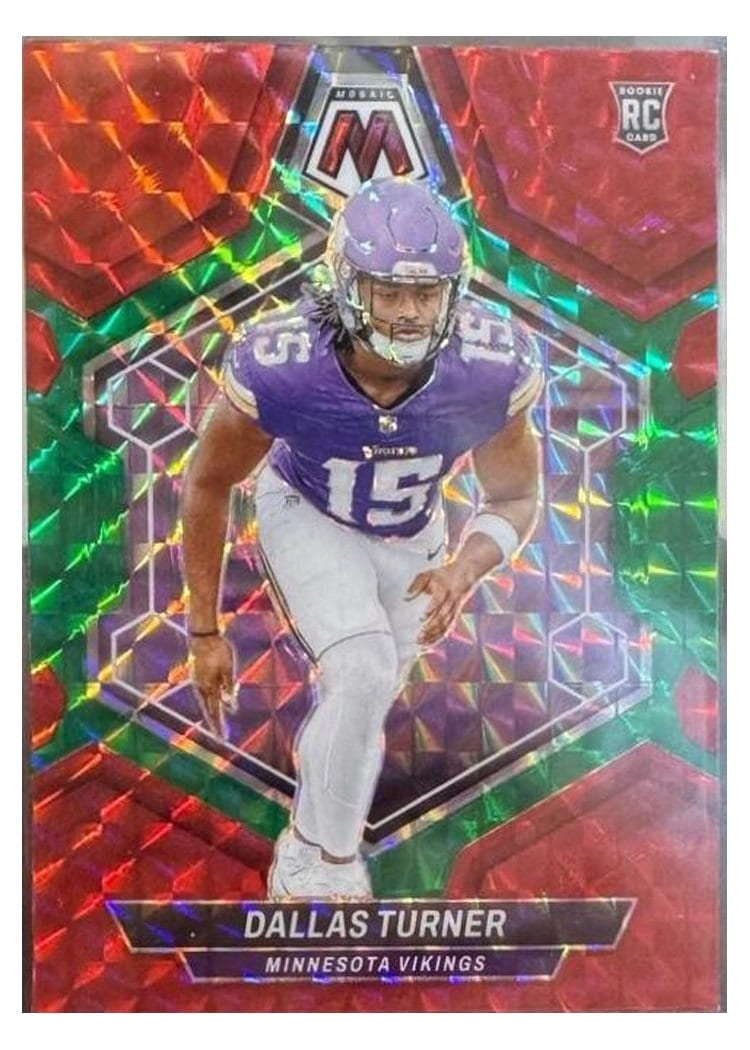 2024 Panini Mosaic Base Set Dallas Turner #317 card