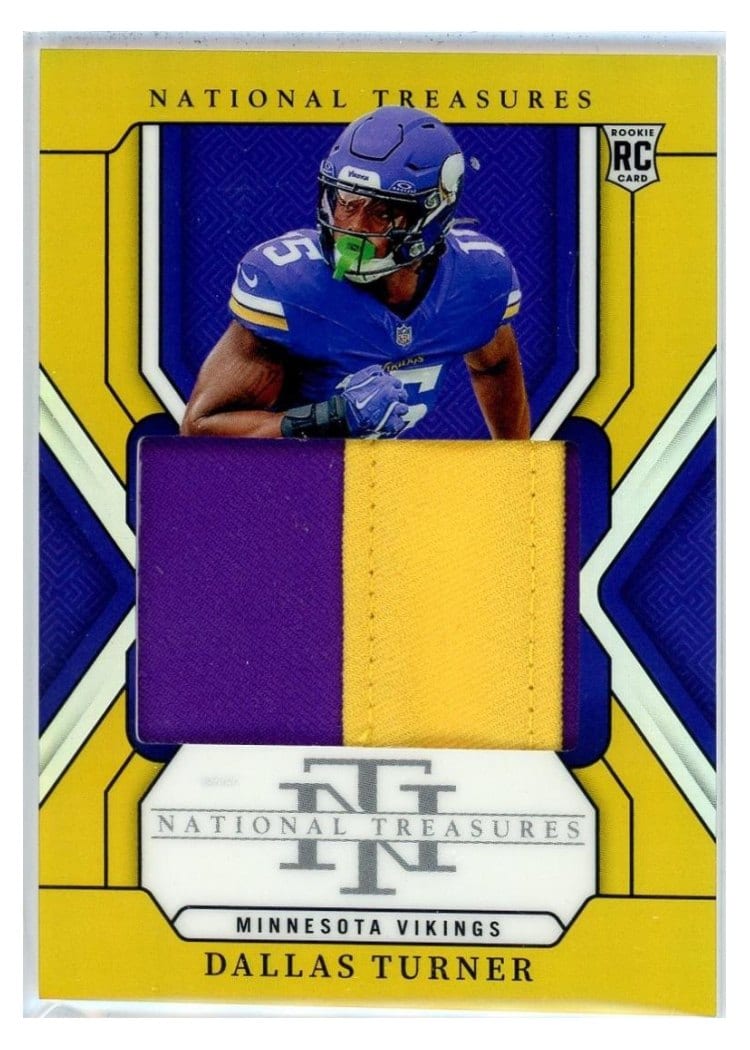2024 Panini National Treasures Base Set Dallas Turner #219 card