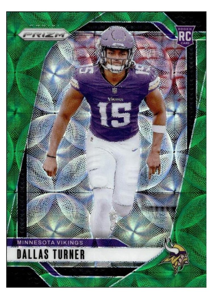 2024 Panini Prizm Base Set Dallas Turner #324 card